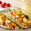 Mango Mint Chicken Salad Soft Tacos